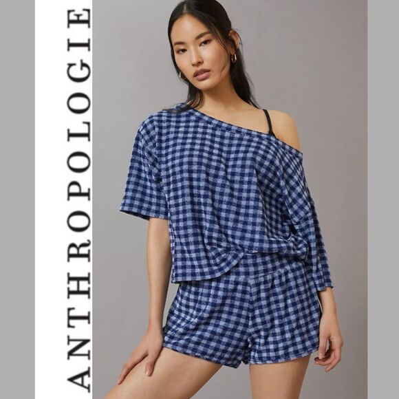 Anthropologie Checkered Lounge Set (Factory Wrapped) - Picture 4 of 7